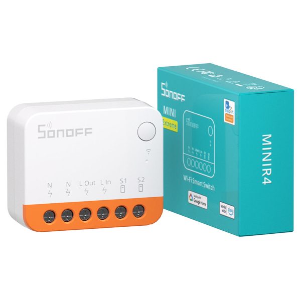 SONOFF MINIR4 WiFi Smart Switch Module Zero Fire Modified Parts Mini WiFi Voice Remote Control Home Switch For Cheap