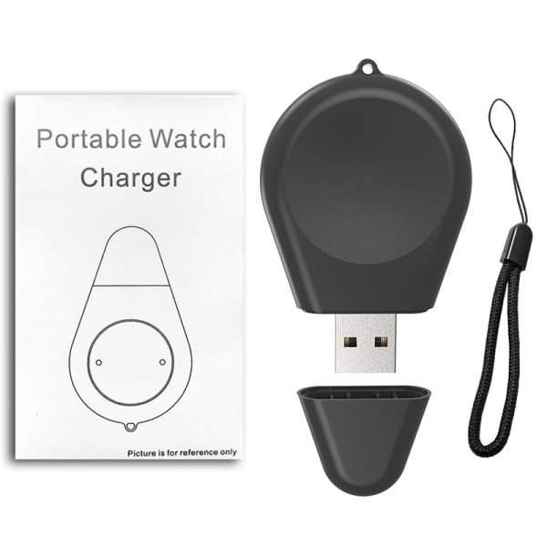 Portable USB Charger Travel Cordless Keychain Charger with Strap for Samsung Galaxy Watch6     5   4   3 Active Online