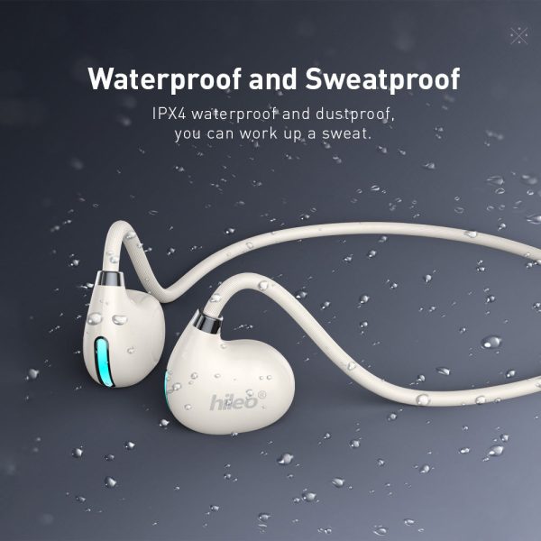 HILEO hi73 Open-Ear Directional Air Conduction Sports Bluetooth Headset with Cool Night Light HD Call Lightweight Painless Headphone Online