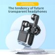 TM10 Wireless Bluetooth 5.3 Gaming Headset TWS Earbuds Translucent Low Latency Headphone Hot on Sale