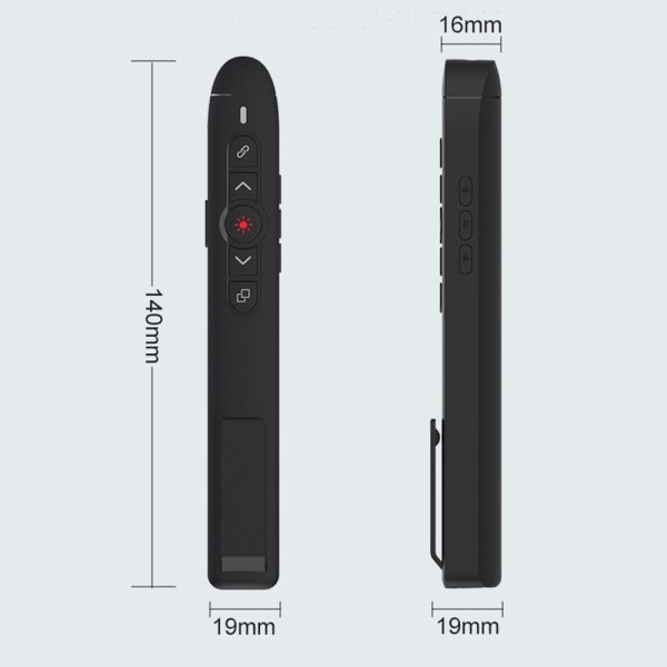 T5-H-L Red Laser Pointer Presentation Clicker 2.4GHz PPT Remote Control Presenter Flip Pen Online