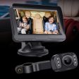 4.3-inch HD Display Car Mini Baby Monitor Night Vision Camera Support 120-degree Wide Angle Online Hot Sale