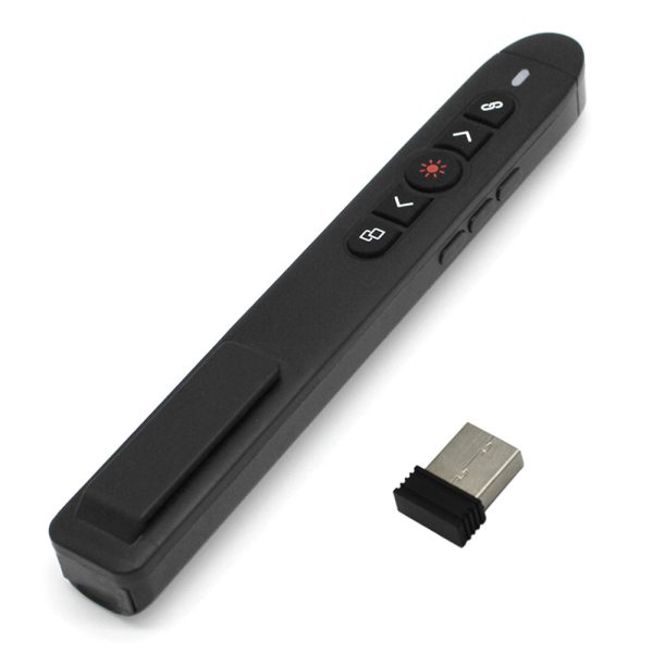 T5-H-L Red Laser Pointer Presentation Clicker 2.4GHz PPT Remote Control Presenter Flip Pen Online