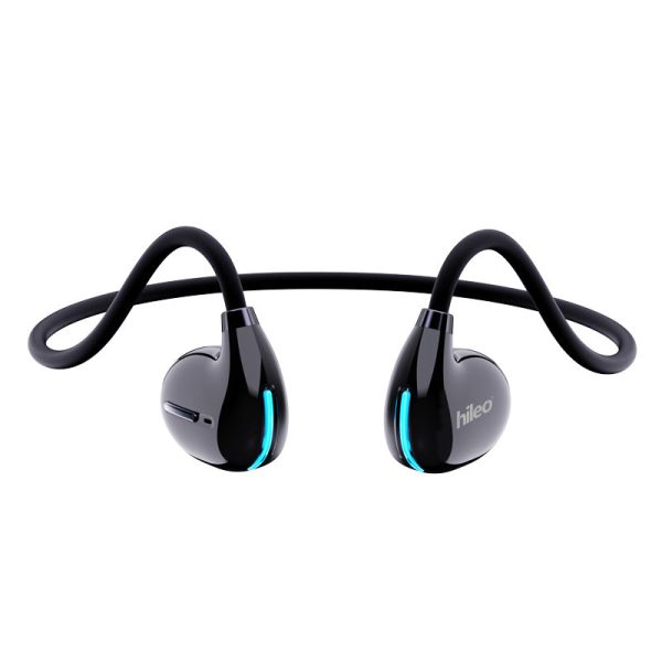 HILEO hi73 Open-Ear Directional Air Conduction Sports Bluetooth Headset with Cool Night Light HD Call Lightweight Painless Headphone Online