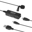 BOYA BY-DM10 UC Omni-Directional Lavalier Microphone for Type-C Smartphone Tablet USB Laptop Clip-On Portable Mic For Discount