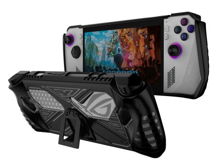 For Asus ROG ALLY Game Console Soft TPU Case Anti-drop Protective Cover with PC Kickstand Discount