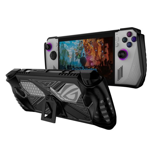 For Asus ROG ALLY Game Console Soft TPU Case Anti-drop Protective Cover with PC Kickstand Discount