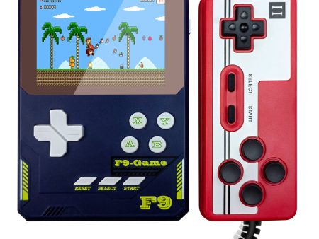 F9 Kids Handheld Game Console 3.5-Inch LCD Screen Retro Handheld Video Game Gift Supports Two Players Online Hot Sale