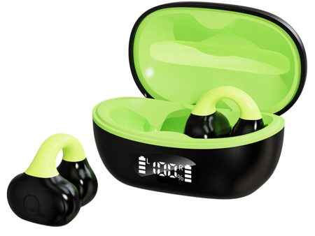 AX10 Ear Clip Open Ear Bluetooth Headphones with Charging Case Sports Earphones for Cycling Running Online Hot Sale