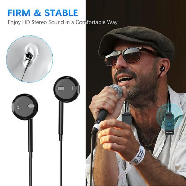 2.4G Neck Mounted Wireless Monitoring Earphones Noise Reduction Neckband Headphones Online now