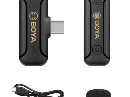 BOYA BY-WM3T2-U1 Wireless Lavalier Microphone Portable Audio Video Recording Mic for Live Broadcast Online now