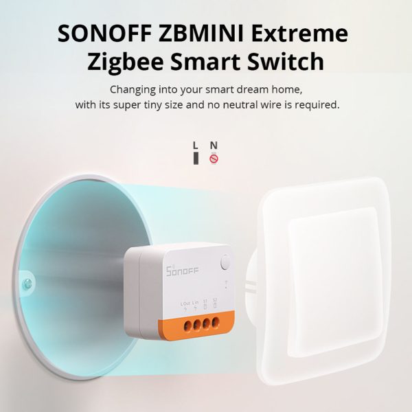 SONOFF ZBMINI2 Extreme Zigbee Smart Switch (No Zero Wire Required) Smart Life Mini Home Switch For Cheap