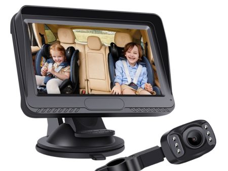 4.3-inch HD Display Car Mini Baby Monitor Night Vision Camera Support 120-degree Wide Angle Online Hot Sale