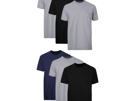 Talla: M - Camiseta interior suave sin etiqueta para hombre Hanes, varios paquetes y colores, Paquete de 6 - Negro Gris Surtido, Medium Sale