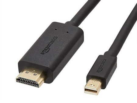 Amazon Basics Cable de audio y vídeo Mini DisplayPort a HDMI 1, 8 m Sale