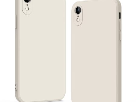 AK Carcasa para iPhone XR Ultra Silicona, Paquetes 2 Funda de protección completa del cuerpo para iPhone XR (Sólo Caso-Blanco) Fashion