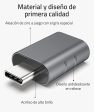 Adaptador USB-C a USB (2 Unidades) USB-C a USB 3.0 Hembra OTG para teléfono móvil, Thunderbolt 4 3 a USB 3.0 Compatible con iPhone 15 Pro MAX MacBook Pro Air 2023 iPad Mini iMac Surface y más Embalaje Deteriorado Fashion