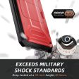 Funda protectora TrendGate Lightweight Shockproof Armor Series 7 Pulgadas con soporte integrado - Rojo Supply